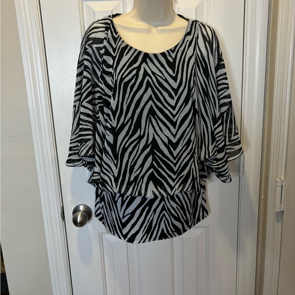 Coco Bianco zebra shirt - medium-very thin-